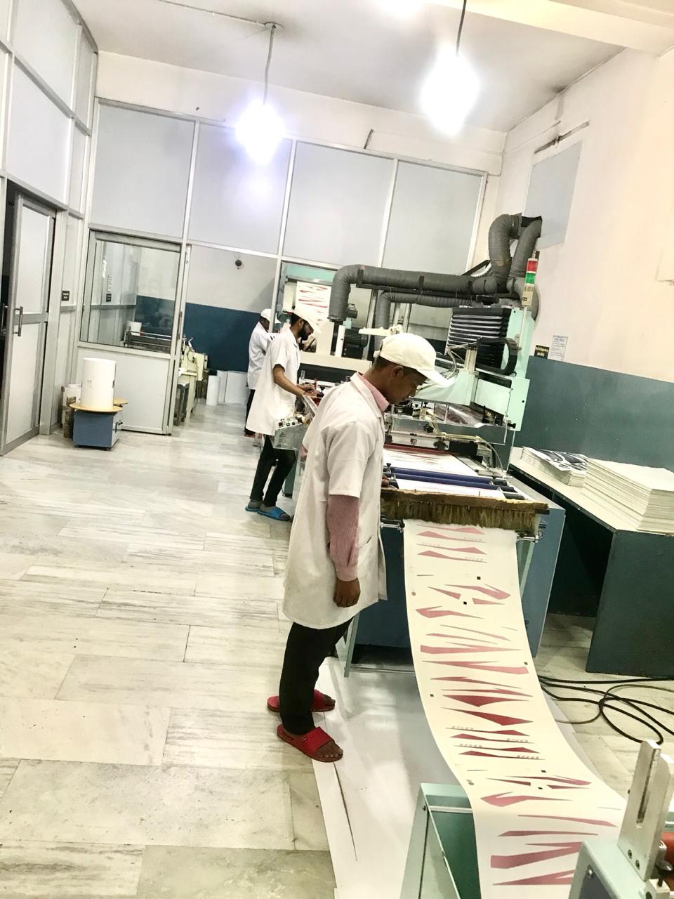 High-speed roll printing line at Ripu Daman Graphics Unit 2